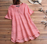 Blusa Verão Manga Rosa » Coleção Andressa