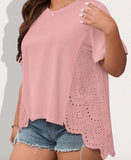 Blusa Laise Manga Rosa » Coleção Basic